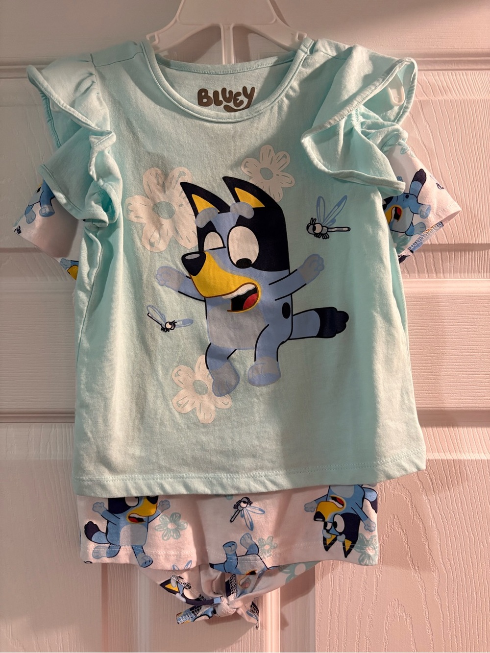 Light Blue Bluey 2 pack t-shirt set